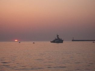 Sunset over the Black Sea, Sevastopol 2006